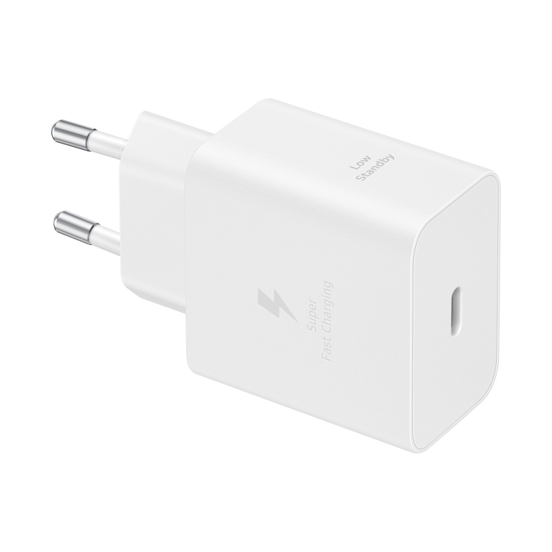 EP-T4511XWE Samsung USB-C 45W cestovná nabíjačka + dátový kábel USB-C biely