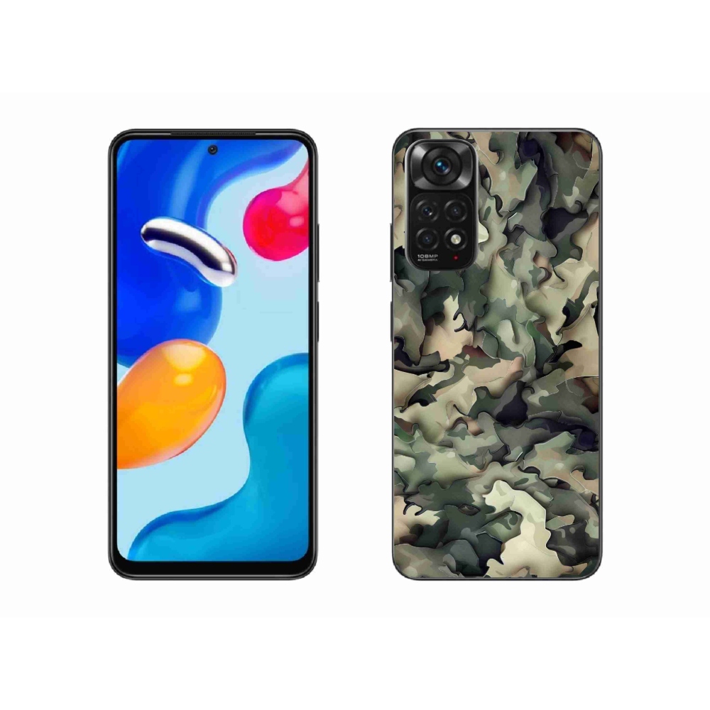 Gélový kryt mmCase na Xiaomi Redmi Note 11 4G - maskáčový vzor 9