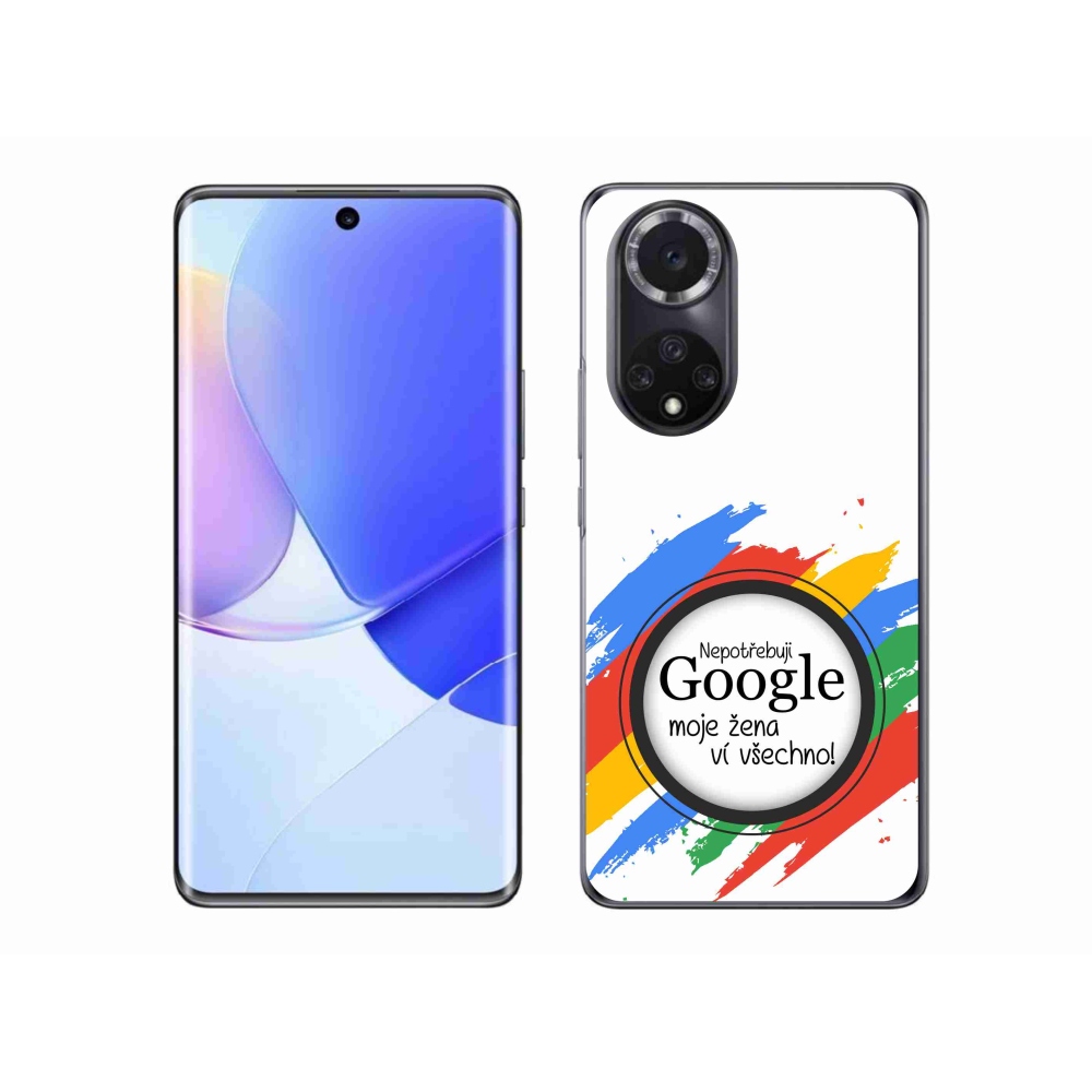 Gélový kryt mmCase na Honor 50 - žena vie všetko biele pozadie