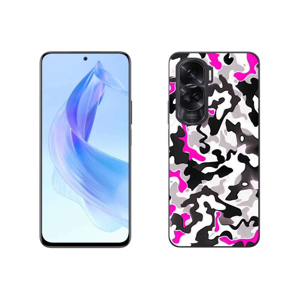 Gélový kryt mmCase na Honor 90 Lite - maskáčový vzor 5