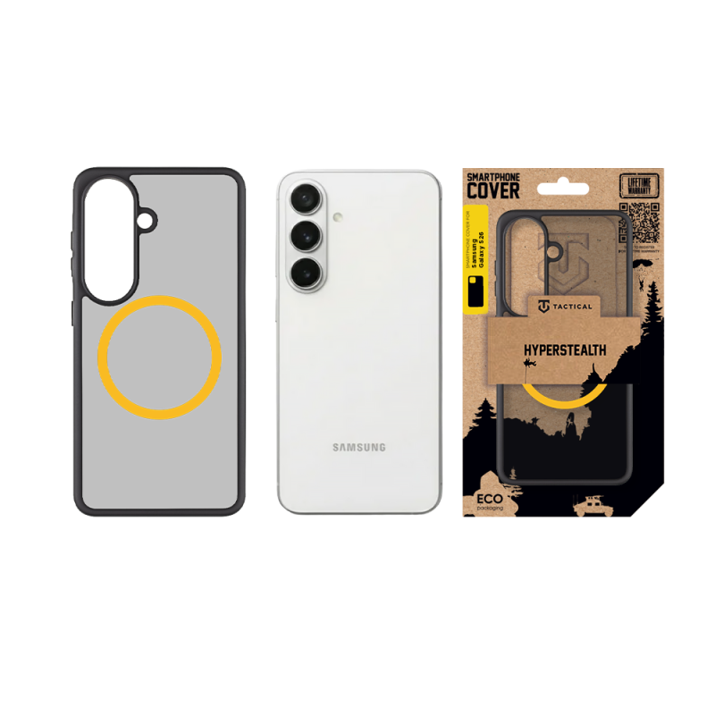 Taktický kryt MagForce Hyperstealth 2.0 pre Samsung Galaxy S26 Black/Yellow
