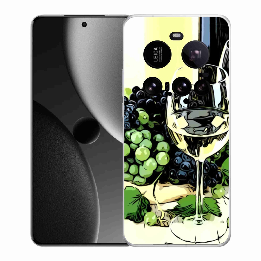Gélový kryt mmCase na Xiaomi 15 Ultra - pohár vína