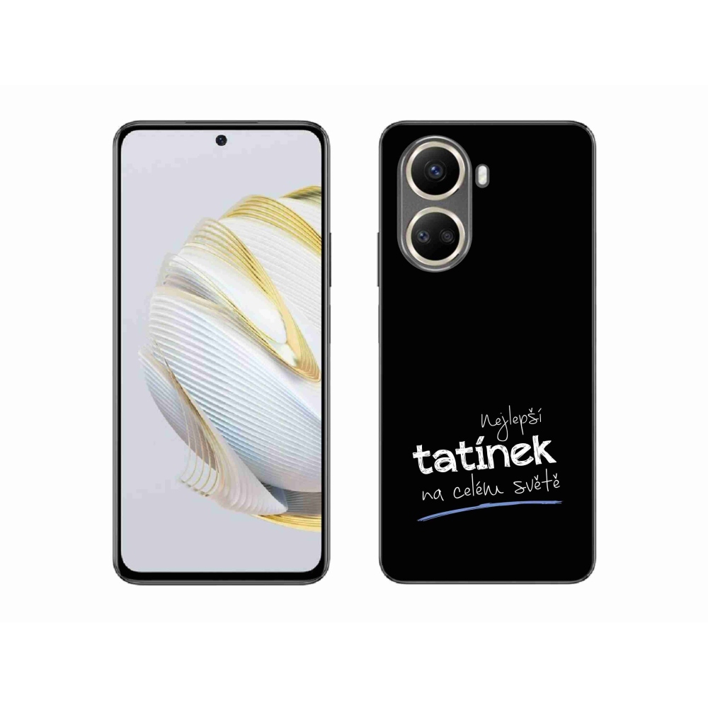 Gélový kryt mmCase na Huawei Nova 10 SE - najlepší otecko 4 čierne pozadie