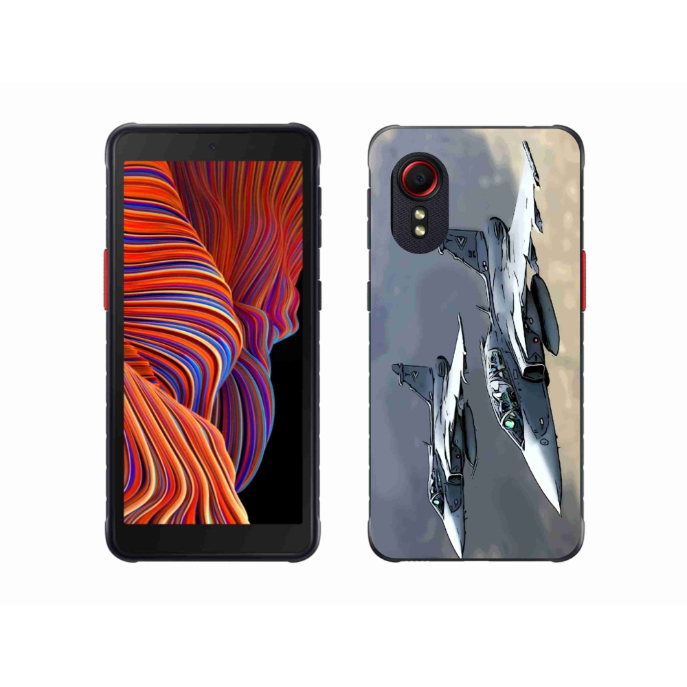 Gélový kryt mmCase na Samsung Galaxy Xcover 5 - stíhačky