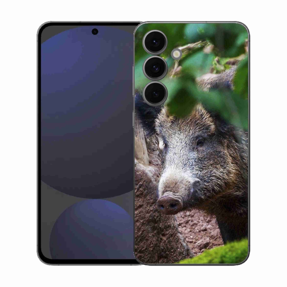 Gélový kryt mmCase na Samsung Galaxy S25 FE - divoké prasa