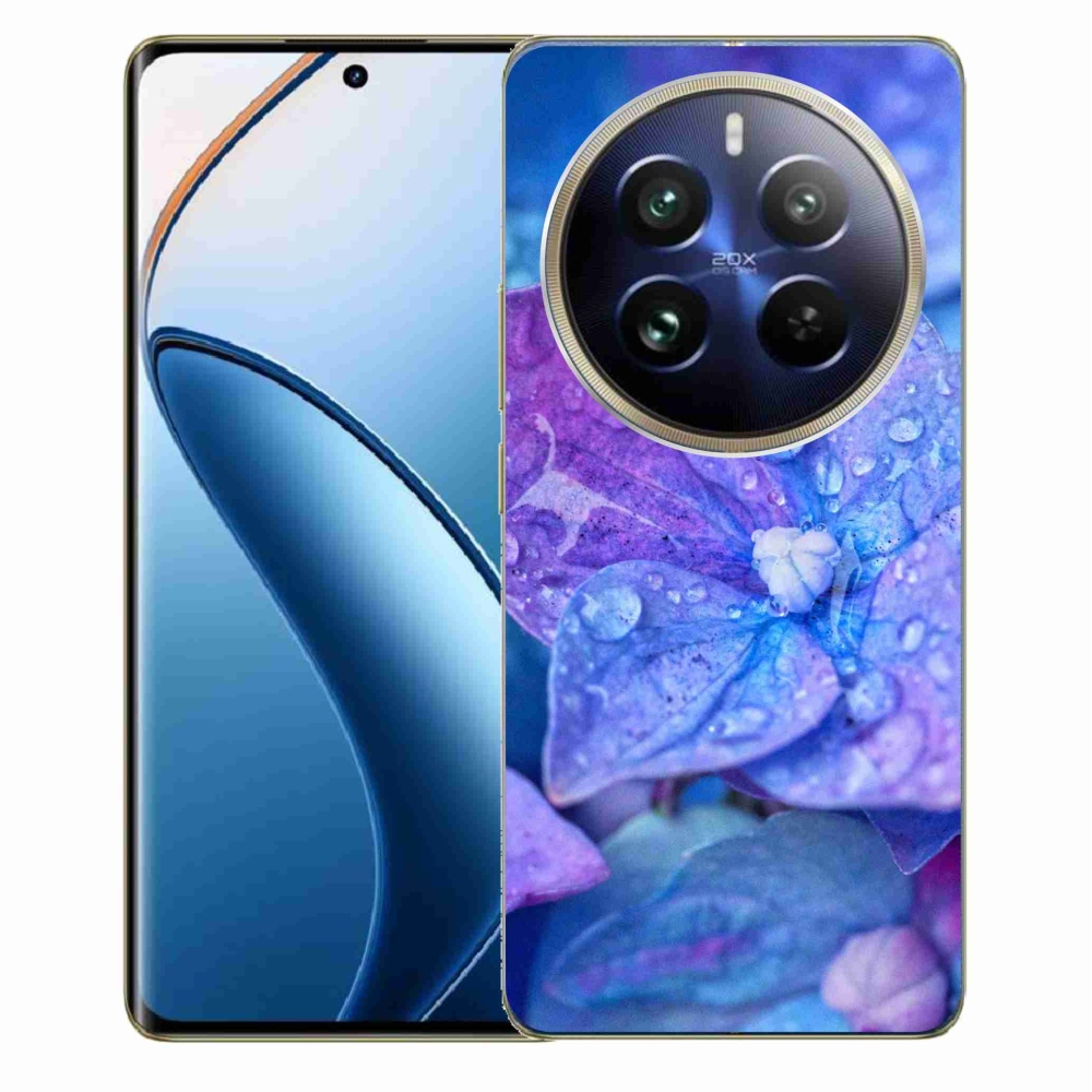 Gélový kryt mmCase na Realme 12 Pro 5G/12 Pro+ 5G - fialový kvet