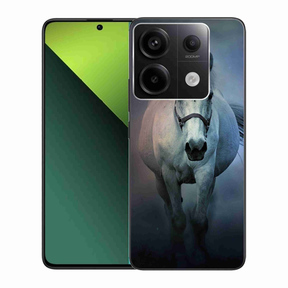 Gélový obal mmCase na Xiaomi Redmi Note 13 Pro 5G/Poco X6 5G - bežiaci biely kôň