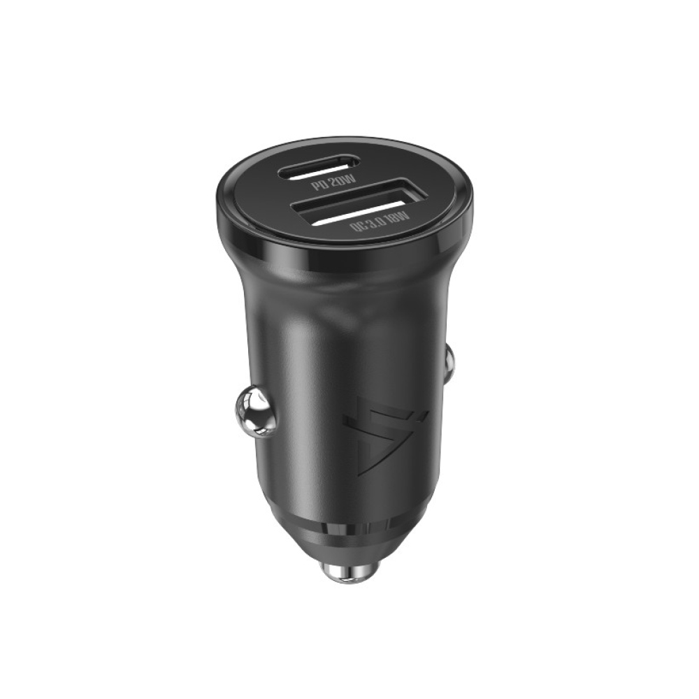 iPEAX Autonabíjačka CL-03, 20 W, 1x USB-C a USB-A - čierna