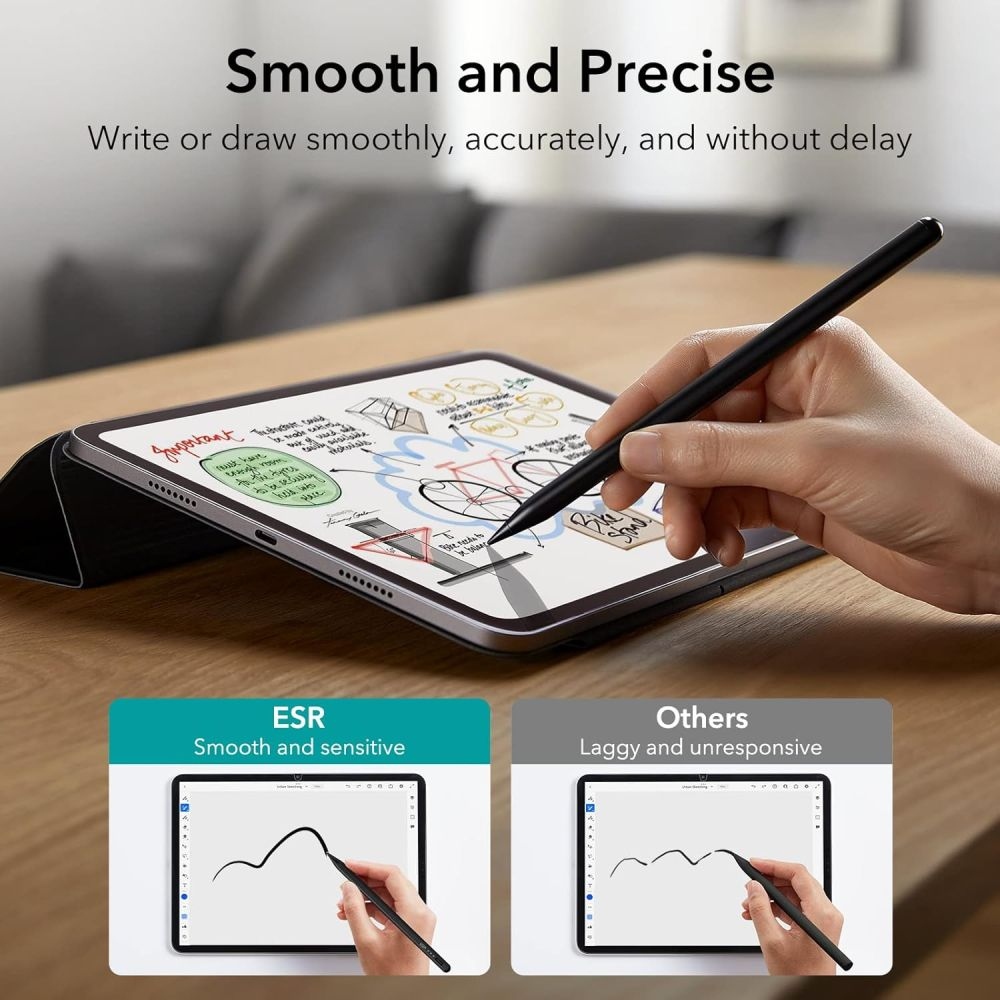 ESR Digital Magnetic stylus pero pre iPad - čierne