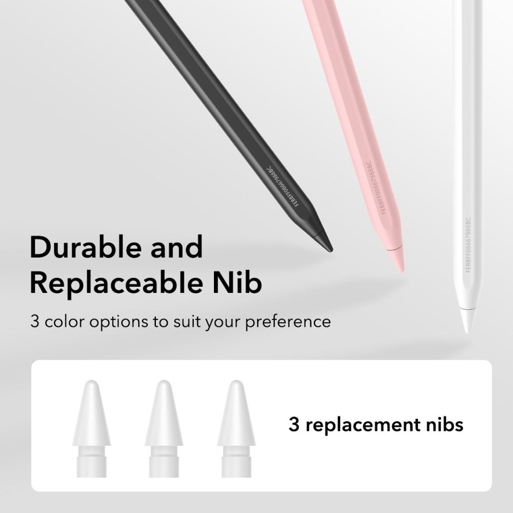 ESR Geo Digital stylus pero pre iPad - biele