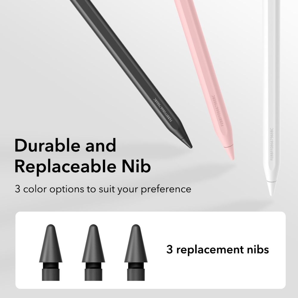 ESR Geo Digital stylus pero pre iPad - čierne