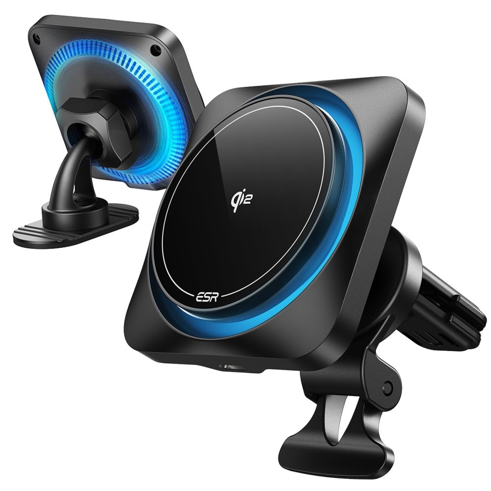 ESR HaloLock CryoBoost magnetický držiak do auta s MagSafe Qi2 nabíjaním 15W - čierny