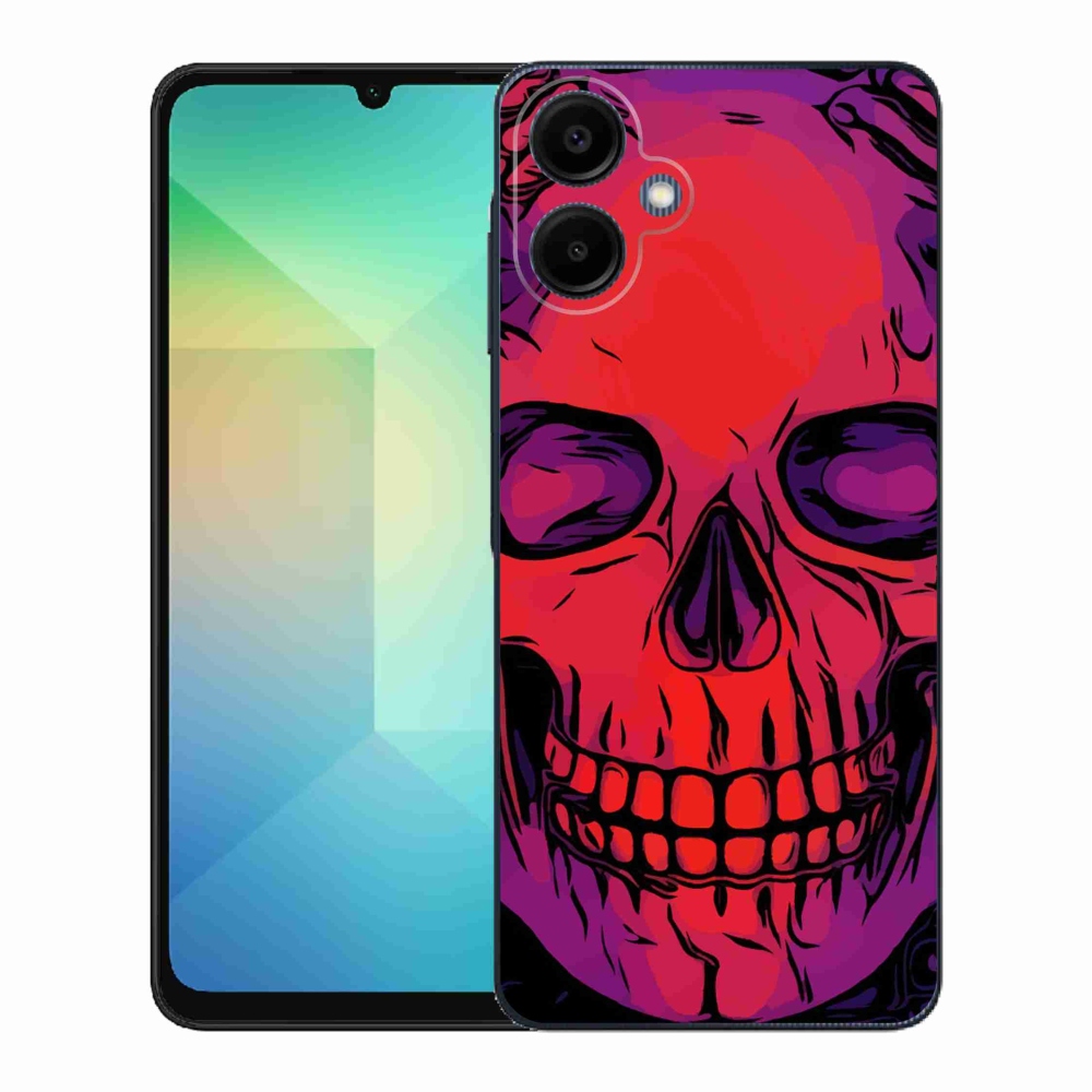 Gélový kryt mmCase na Samsung Galaxy A06 4G - lebka