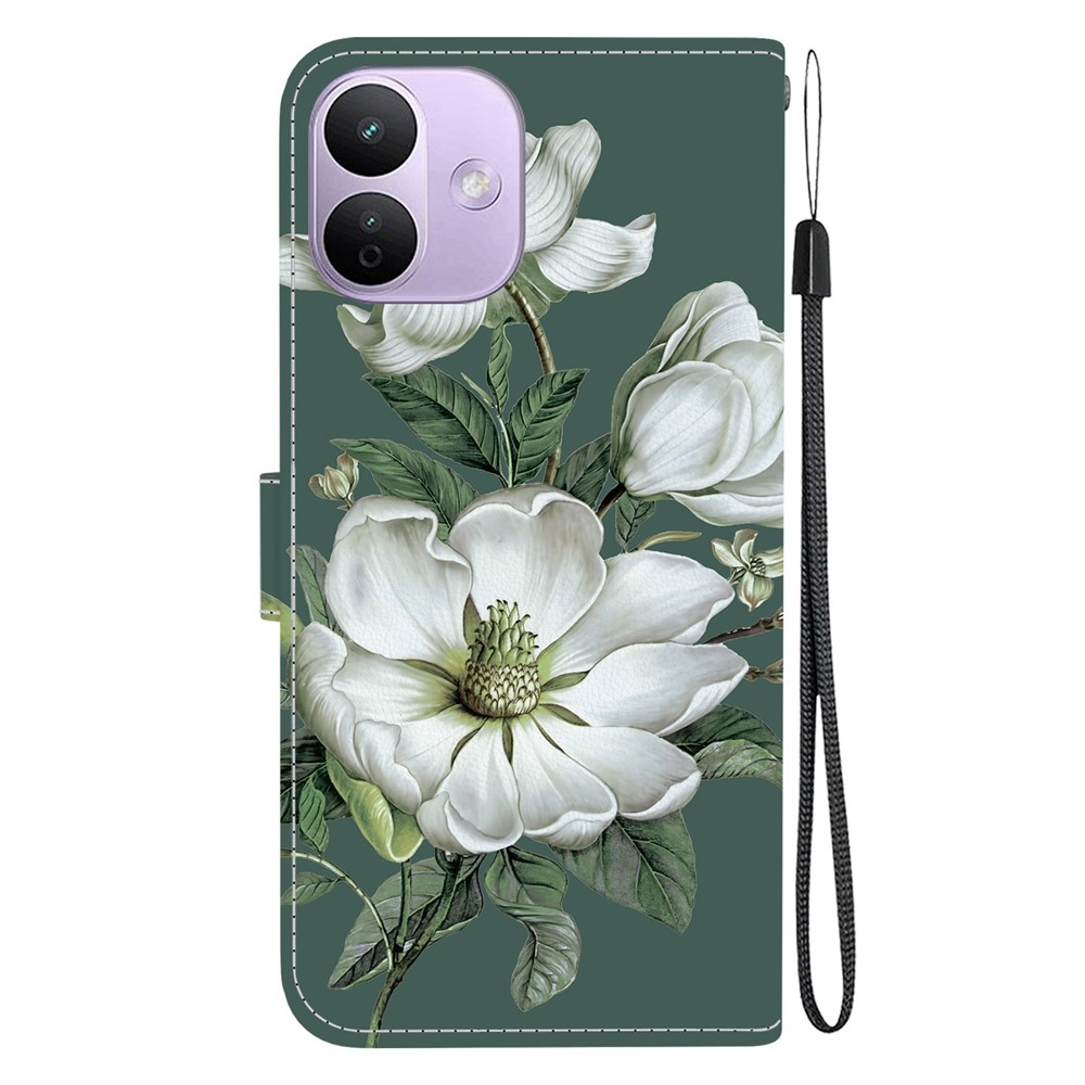 Essent knižkové puzdro na Xiaomi Redmi Note 17 Pro 5G - biele kvety