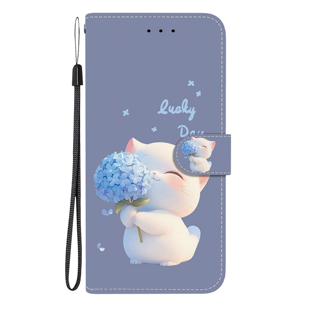 Essent knižkové puzdro na Xiaomi Redmi Note 17 Pro 5G - mačiatko s kvetinou