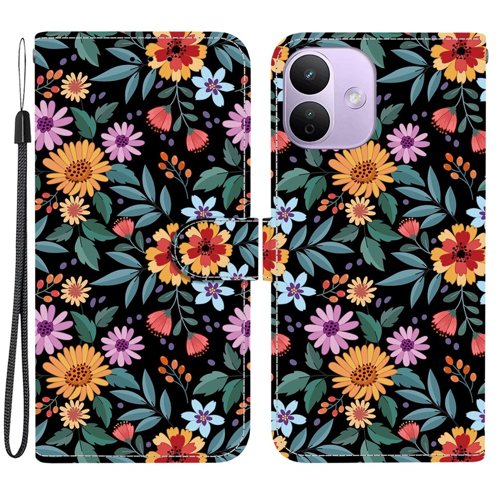Essent knižkové puzdro na Xiaomi Redmi Note 17 Pro 5G - lúčne kvety