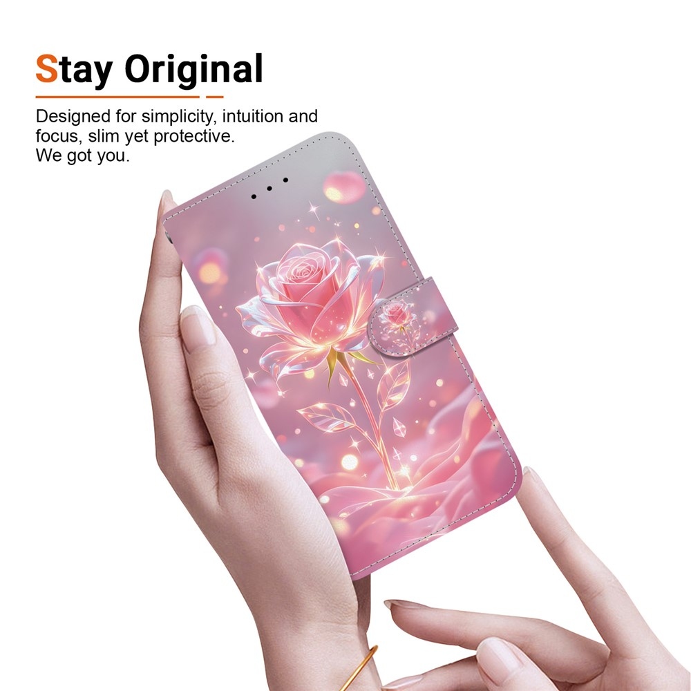 Essent knižkové puzdro na Xiaomi Redmi Note 17 Pro 5G - neónová ruža