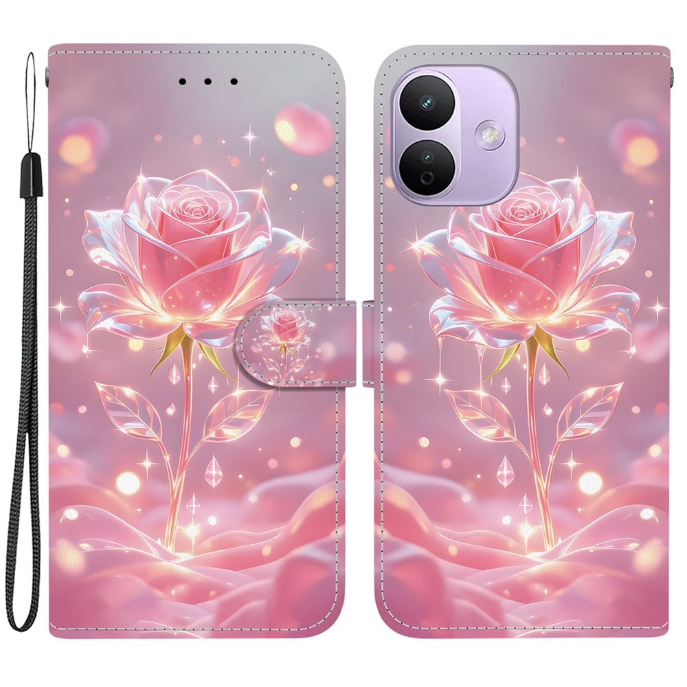 Essent knižkové puzdro na Xiaomi Redmi Note 17 Pro 5G - neónová ruža