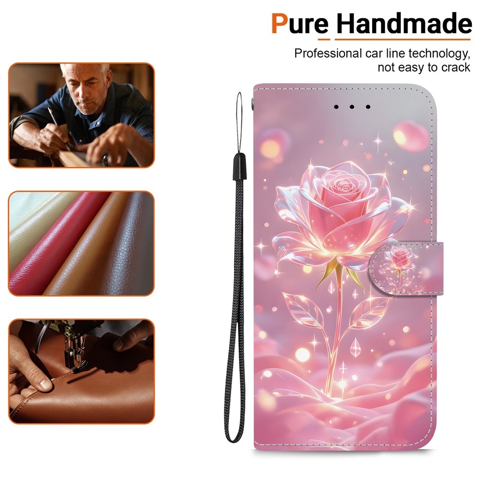 Essent knižkové puzdro na Xiaomi Redmi Note 17 Pro 5G - neónová ruža