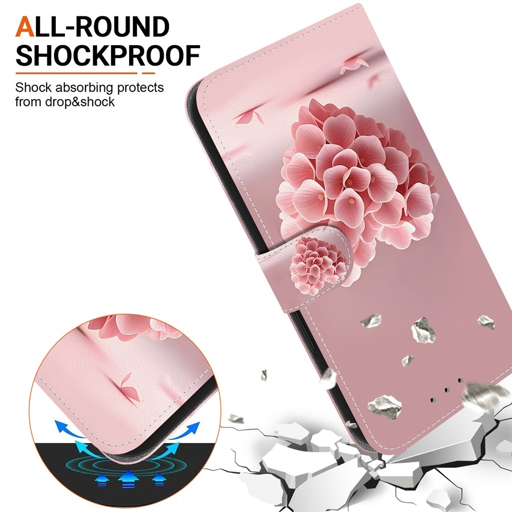 Essent knižkové puzdro na Xiaomi Redmi Note 17 Pro 5G - srdce z kvetov