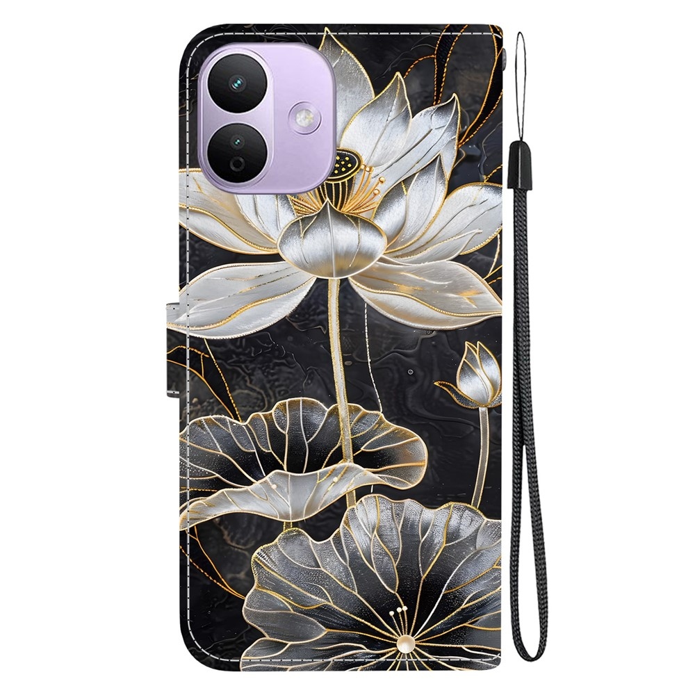 Essent knižkové puzdro na Xiaomi Redmi Note 17 Pro 5G - zlatý lotus