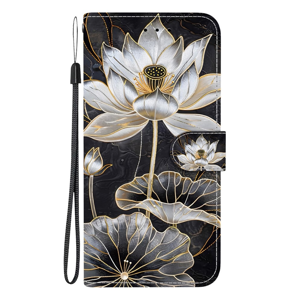 Essent knižkové puzdro na Xiaomi Redmi Note 17 Pro 5G - zlatý lotus