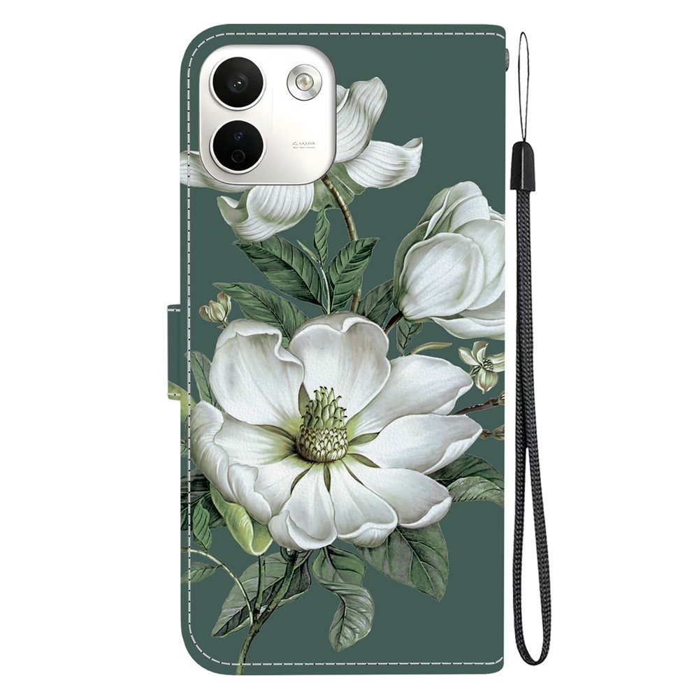 Essent knižkové púzdro na Xiaomi Redmi Note 17 Pro Max 5G - biele kvety