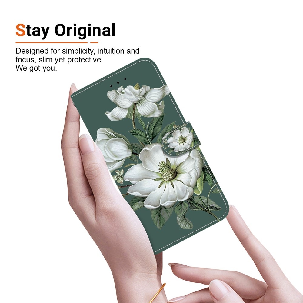 Essent knižkové púzdro na Xiaomi Redmi Note 17 Pro Max 5G - biele kvety