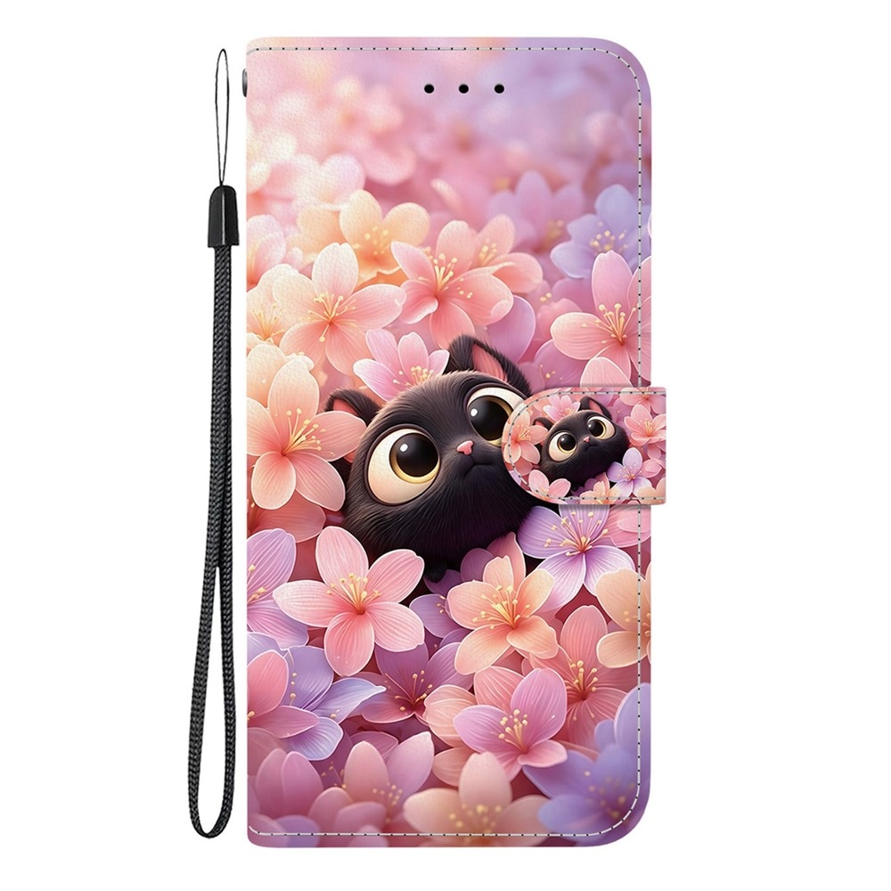Essent knižkové púzdro na Xiaomi Redmi Note 17 Pro Max 5G - mačka a kvety