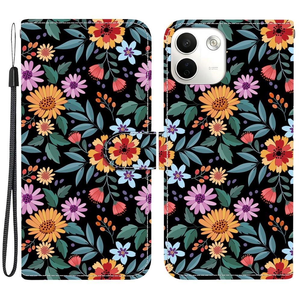 Essent knižkové puzdro na Xiaomi Redmi Note 17 Pro Max 5G - lúčne kvety