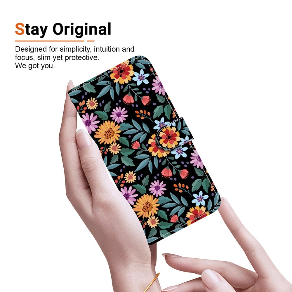 Essent knižkové puzdro na Xiaomi Redmi Note 17 Pro Max 5G - lúčne kvety