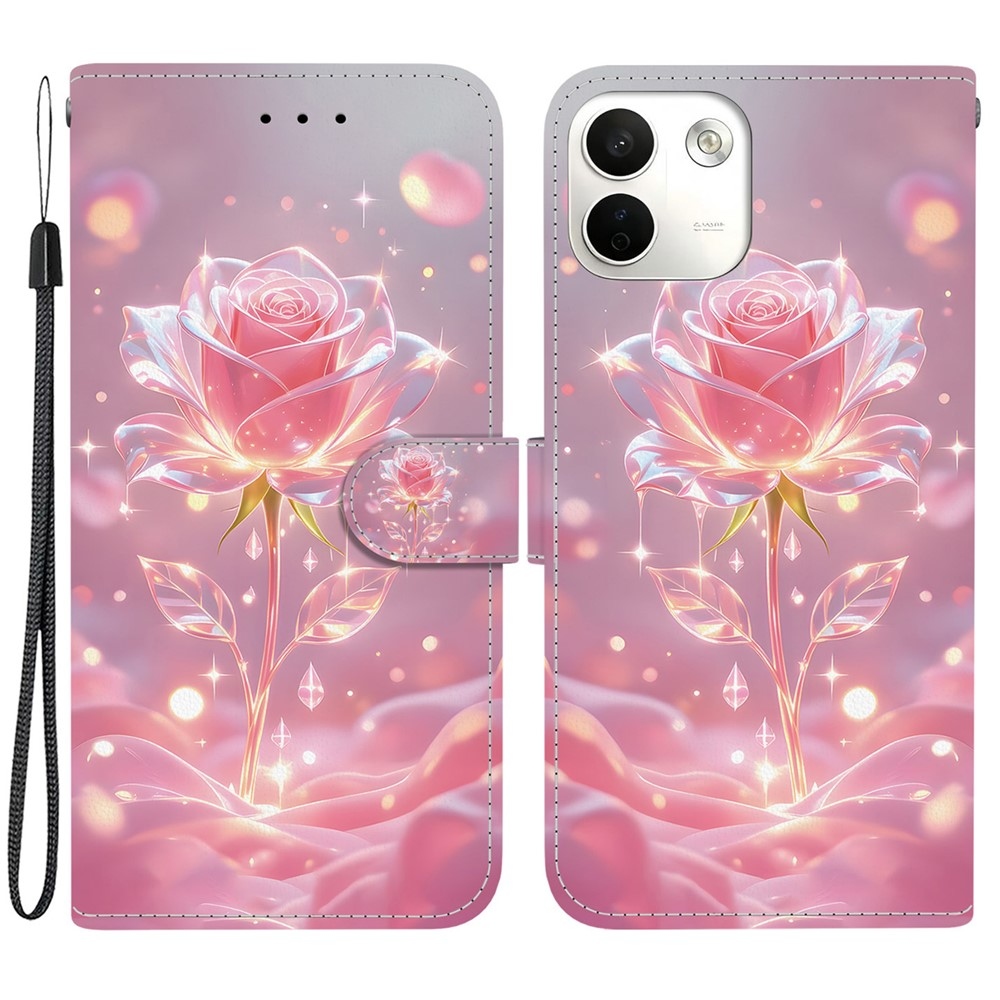 Essent knižkové puzdro na Xiaomi Redmi Note 17 Pro Max 5G - neónová ruža