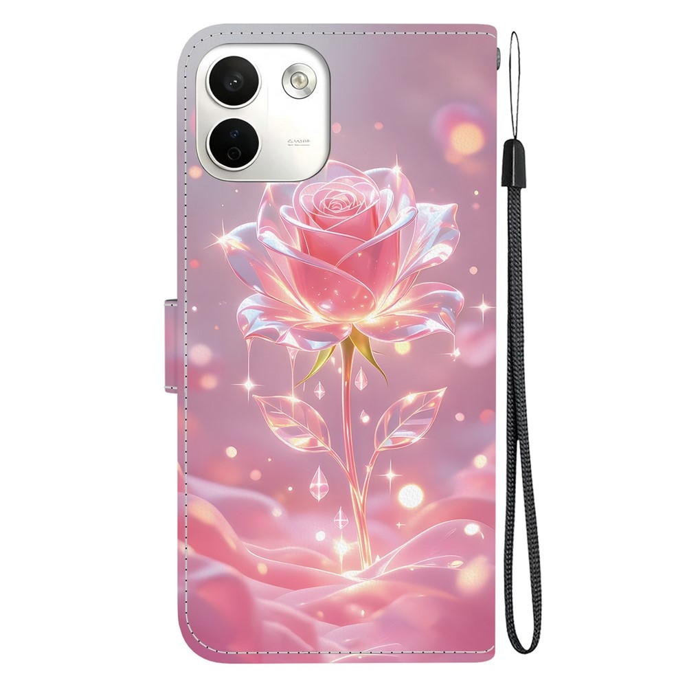 Essent knižkové puzdro na Xiaomi Redmi Note 17 Pro Max 5G - neónová ruža