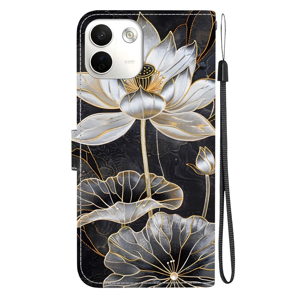 Essent knižkové puzdro na Xiaomi Redmi Note 17 Pro Max 5G - zlatý lotus