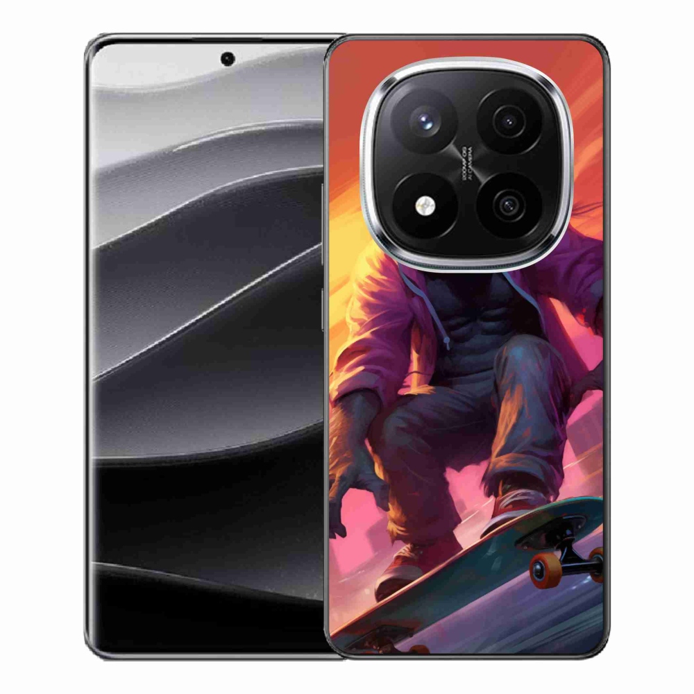 Gélový kryt mmCase na Xiaomi Redmi Note 14 Pro+ 5G - gorila na skateboarde