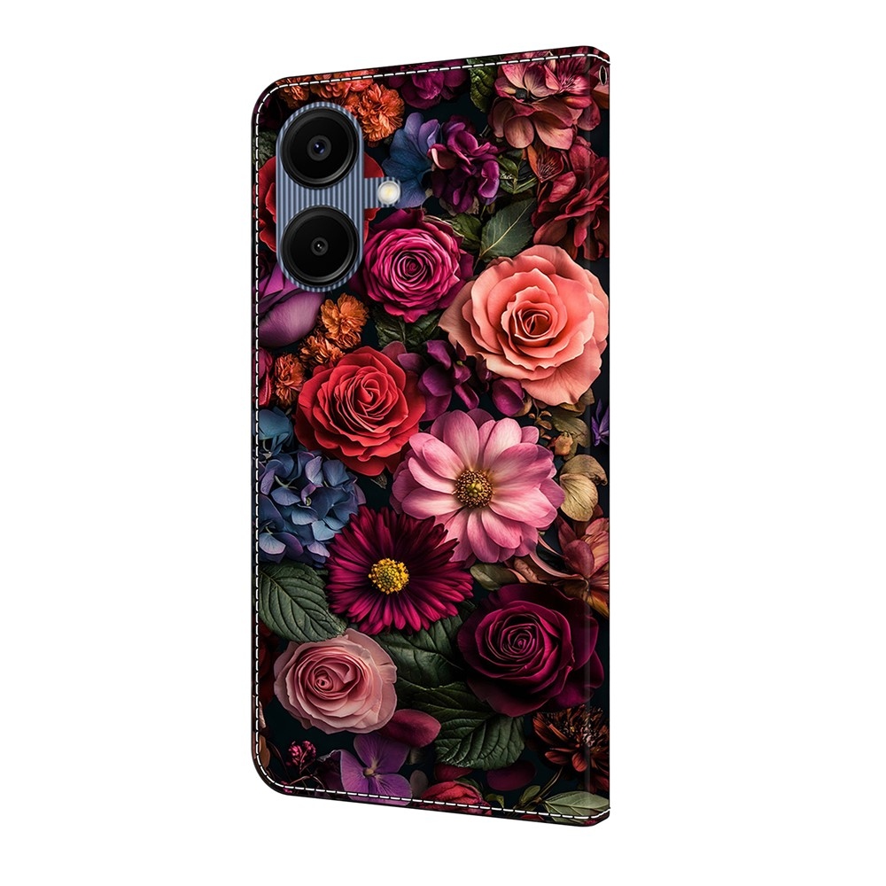 Smooth knižkové púzdro na Samsung Galaxy A07 4G - kvety