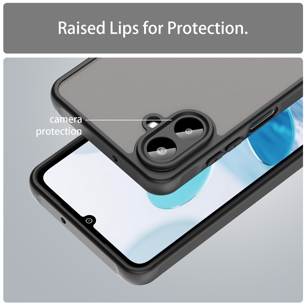 Proof gélový obal s pevným chrbtom na Samsung Galaxy A07 4G - čierny