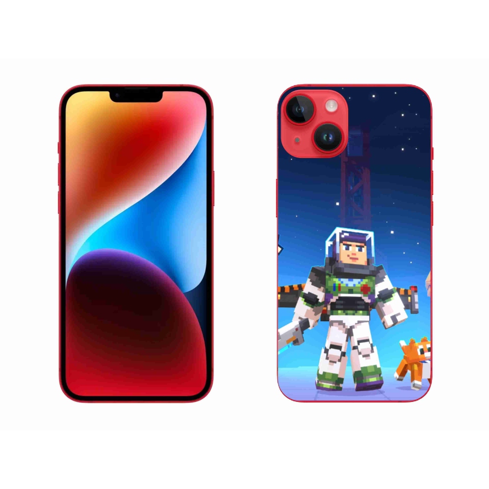 Gélový kryt mmCase na iPhone 14 Plus - minecraft 2