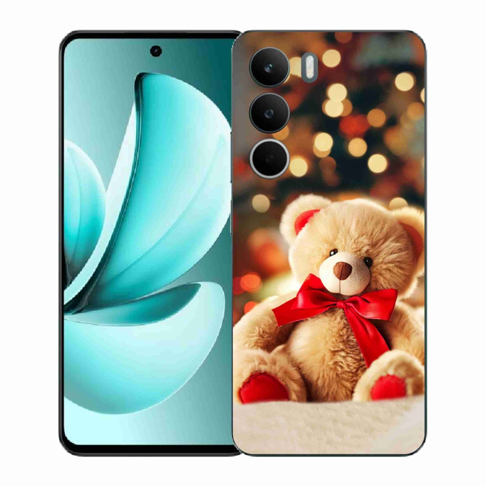 Gélový kryt mmCase na Realme C71 - plyšový medvedík