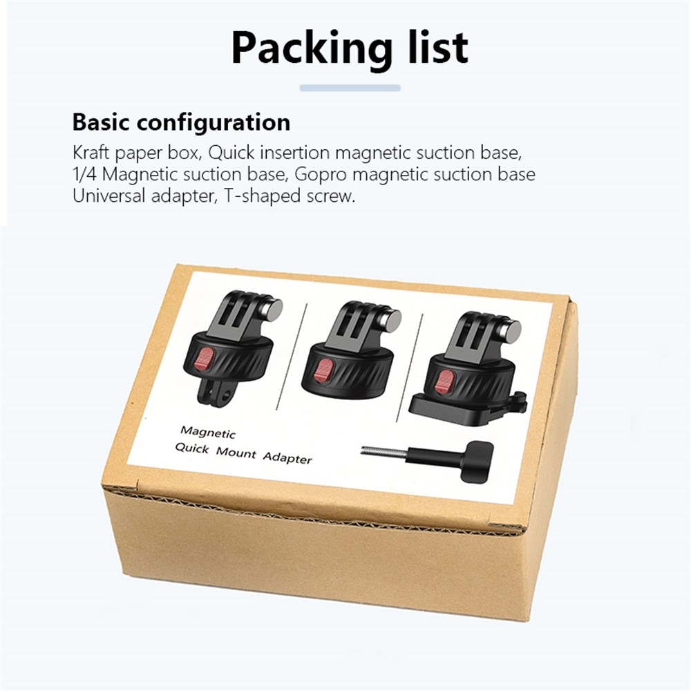 Magnetický rýchloupínací držiak JUNNX pre GoPro Hero 9 / 10 / 11 / 12