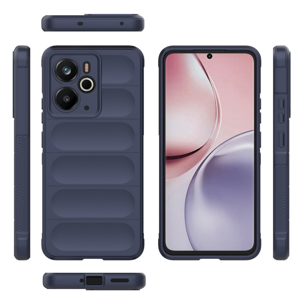 Rugg odolný gélový obal na Realme 14 5G - tmavomodrý