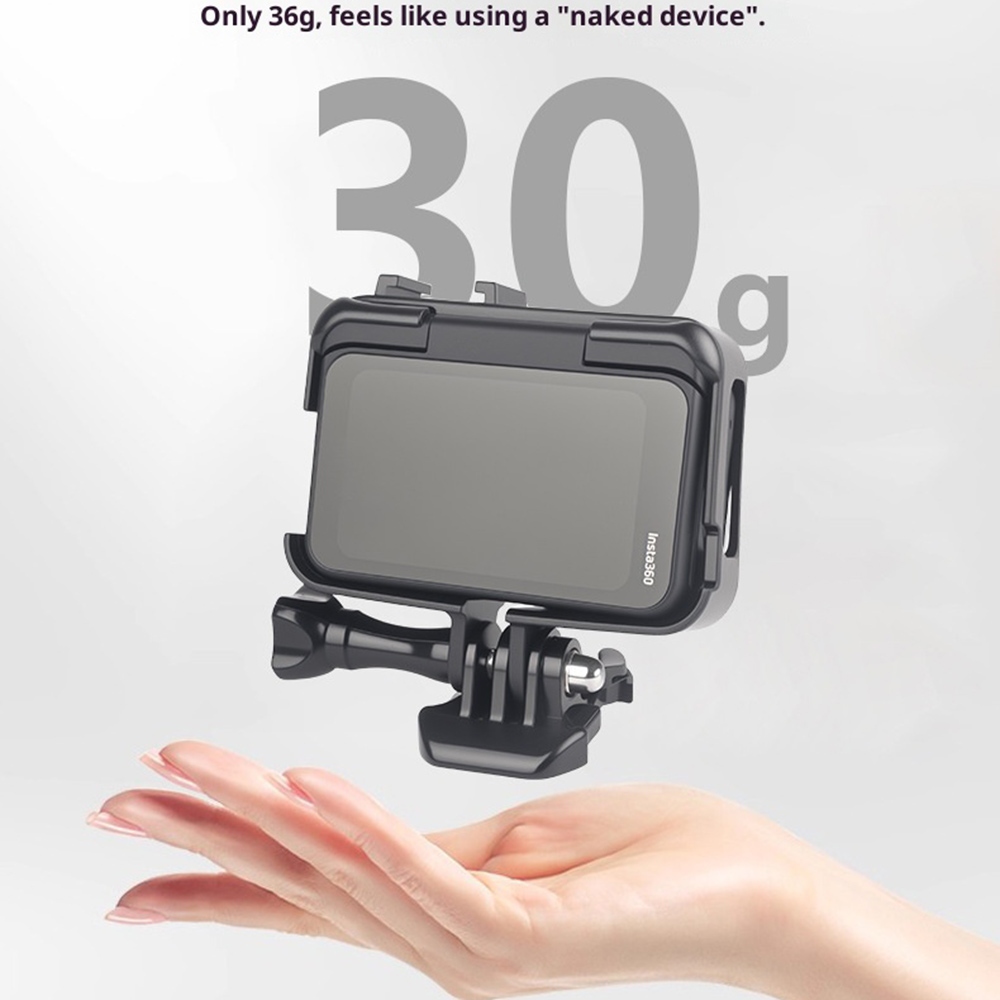 Ľahký ochranný rám s rýchloupínacou základňou pre Insta360 GO Ultra