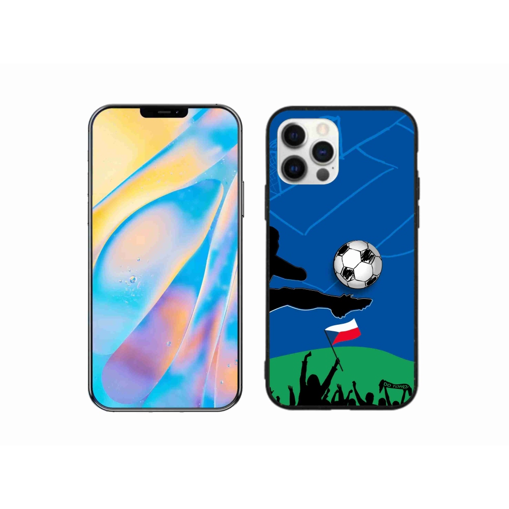 Gélový kryt mmCase na iPhone 12 - fanúšikovia futbalu