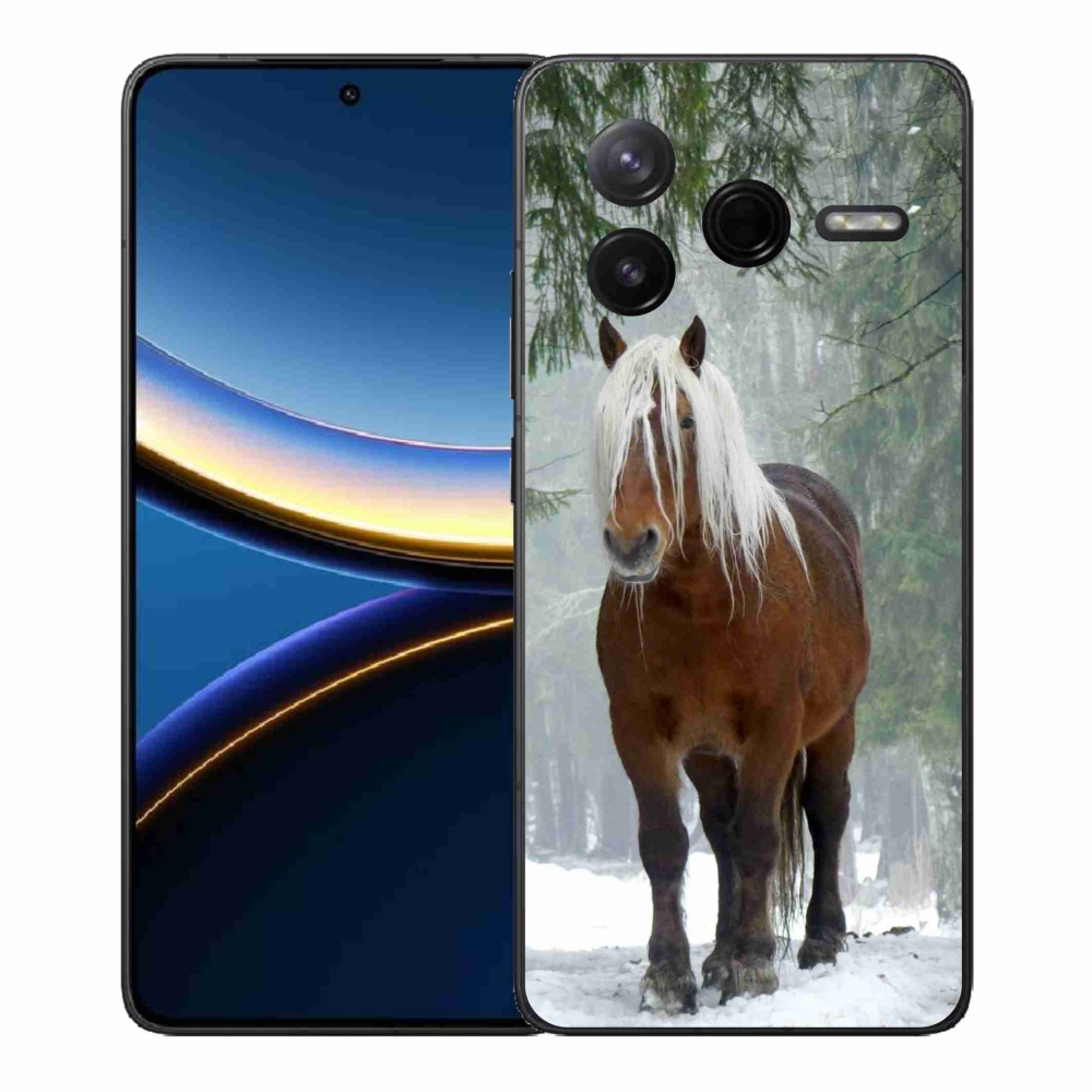 Gélový kryt mmCase na Xiaomi Poco F7 Pro - kôň v lese