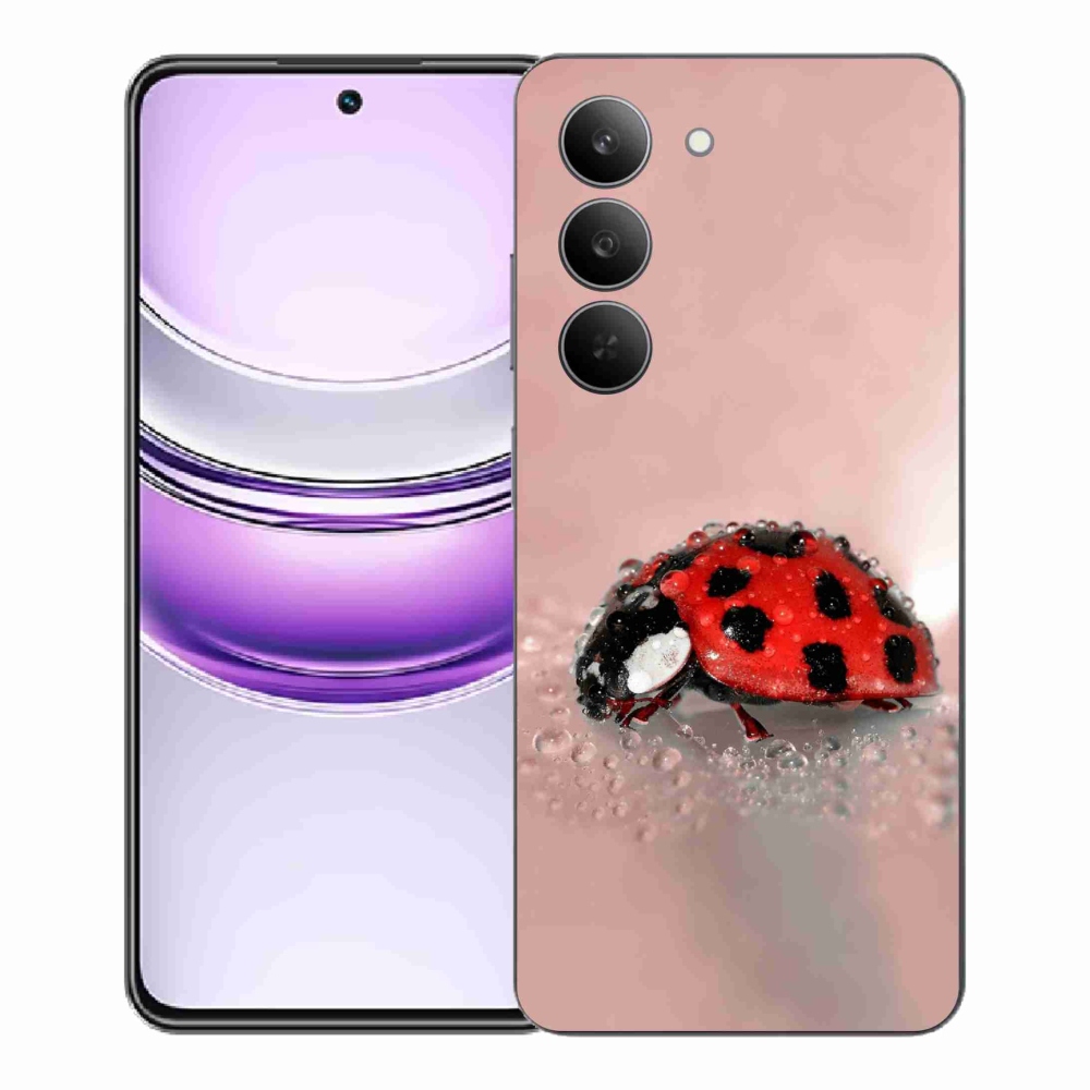 Gélový kryt mmCase na Realme 14x 5G - lienka