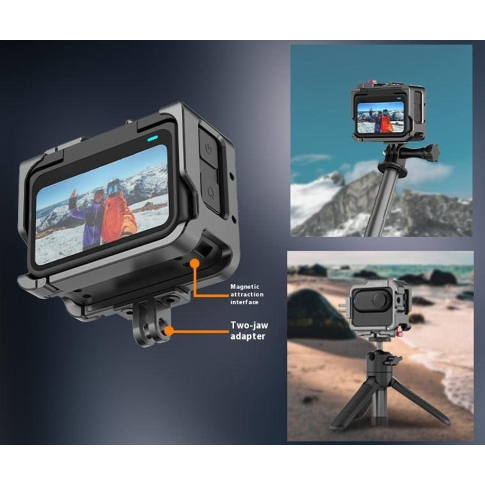 FLYMILE hliníková ochranná klietka pre Insta360 GO 3 a GO 3S