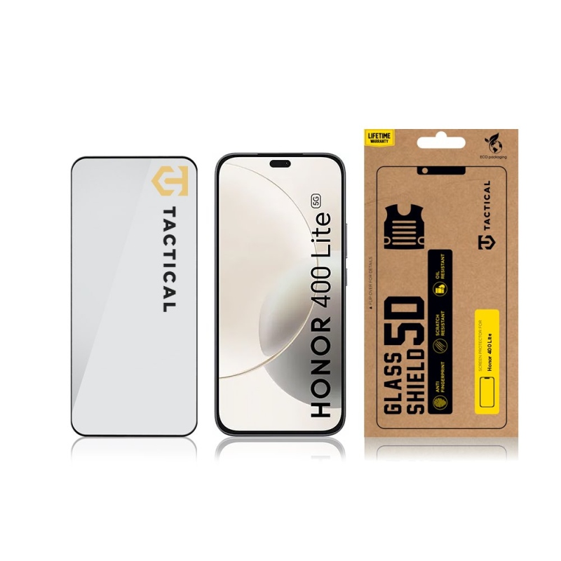 Tactical Glass Shield 5D sklo pre Honor 400 Lite Black