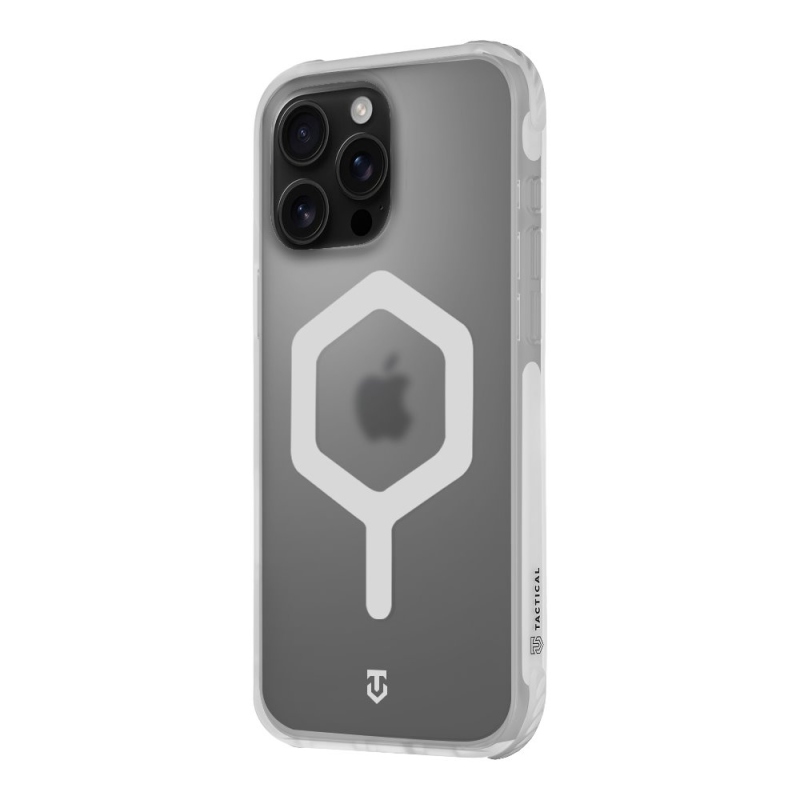 Taktický kryt MagForce Hexagon pre Apple iPhone 16 Pro Max T-White