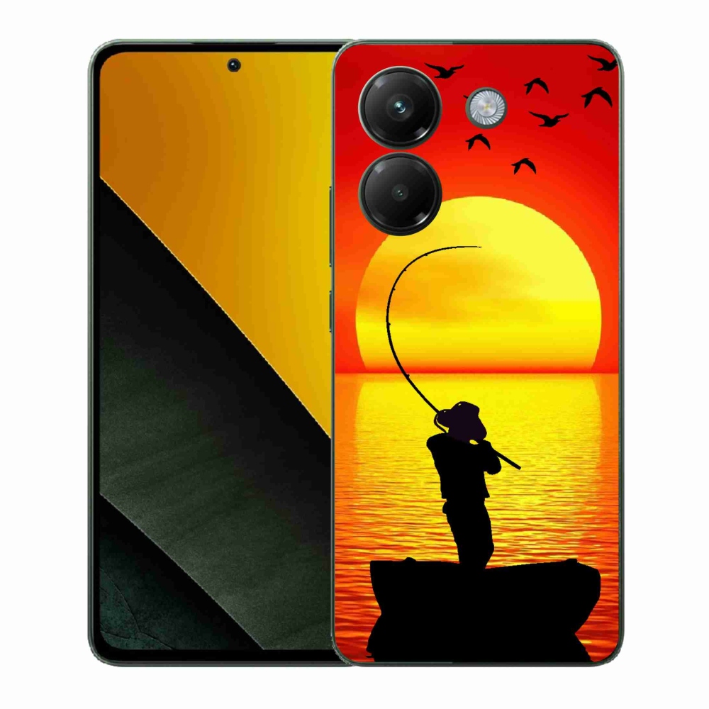 Gélový kryt mmCase na Xiaomi Poco M7 Pro 5G - rybárčenie