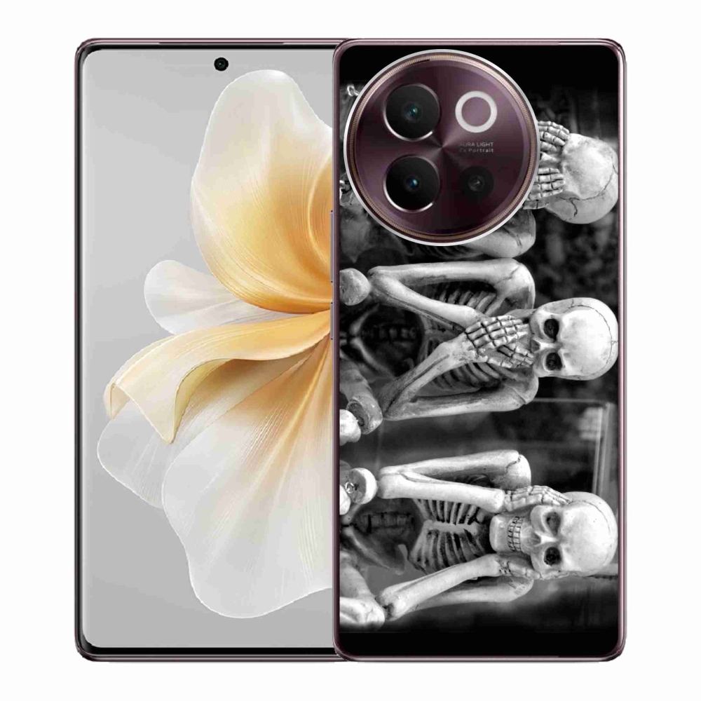Gélový kryt mmCase na Vivo V40 Lite 5G - kostlivci